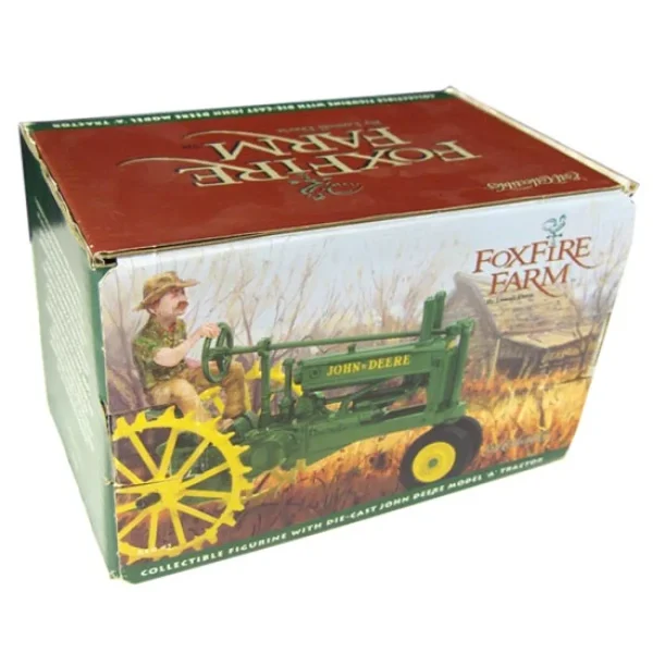 Manufacturer_ERTL Tractors<1/16 John Deere A Steel Wheel Tractor with Red #5 Figurine, Foxfire Farm