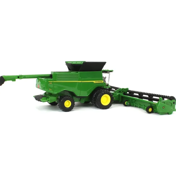 Manufacturer_ERTL Tractors | Combines & Harvesters<1/64 John Deere Harvesting Set w/ 8R 370 Tractor, Grain Cart, X9 1100 Combine & Grain Semi