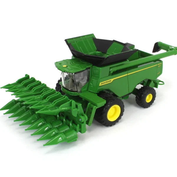 Manufacturer_ERTL Tractors | Combines & Harvesters<1/64 John Deere Harvesting Set w/ 8R 370 Tractor, Grain Cart, X9 1100 Combine & Grain Semi