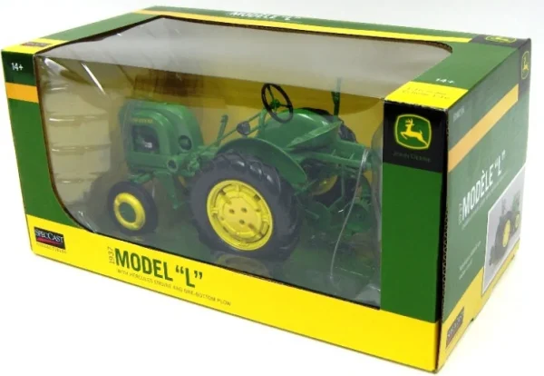 Manufacturer_SpecCast Tractors | Implements<1/16 John Deere L with Hercules Engine & One-Bottom Plow