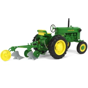 Manufacturer_ERTL Tractors<1/16 John Deere M Wide Front with Mounted Plow, 75th Anniv, ERTL Prestige Collection