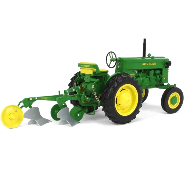 Manufacturer_ERTL Tractors<1/16 John Deere M Wide Front with Mounted Plow, 75th Anniv, ERTL Prestige Collection