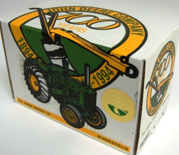 Manufacturer_ERTL Tractors<1/16 John Deere Model D Tractor, 100 Years Green Minneapolis Edition