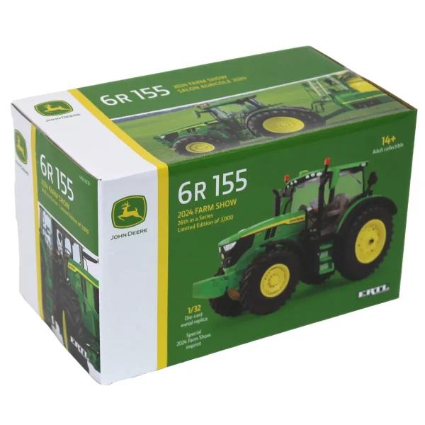 Manufacturer_ERTL Tractors<1/32 John Deere 6R 155 Tractor, 2024 Farm Show