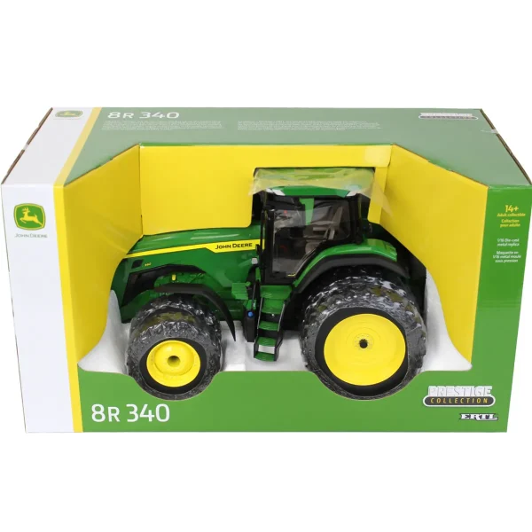 Manufacturer_ERTL Tractors<1/16 John Deere 8R 340 with Front & Rear Duals, ERTL Prestige Collection