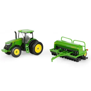Manufacturer_ERTL Tractors | Implements<1/64 John Deere 7215R with Grain Drill