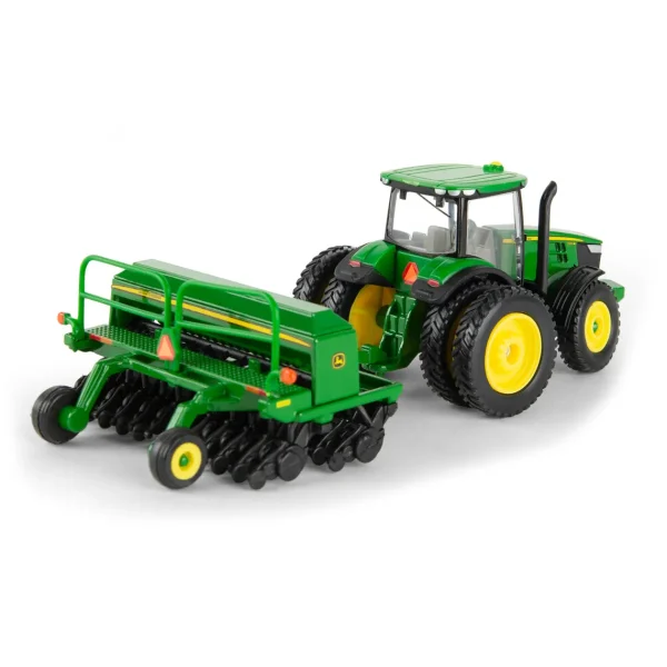 Manufacturer_ERTL Tractors | Implements<1/64 John Deere 7215R with Grain Drill