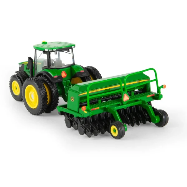 Manufacturer_ERTL Tractors | Implements<1/64 John Deere 7215R with Grain Drill