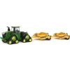 Manufacturer_ERTL Tractors | Implements<1/64 John Deere 9RX 590 Scraper Special with 1812DC Scrapers