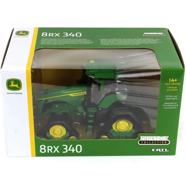 Manufacturer_ERTL Tractors<1/32 John Deere 8RX 340 Tractor with Tracks, ERTL Prestige Collection