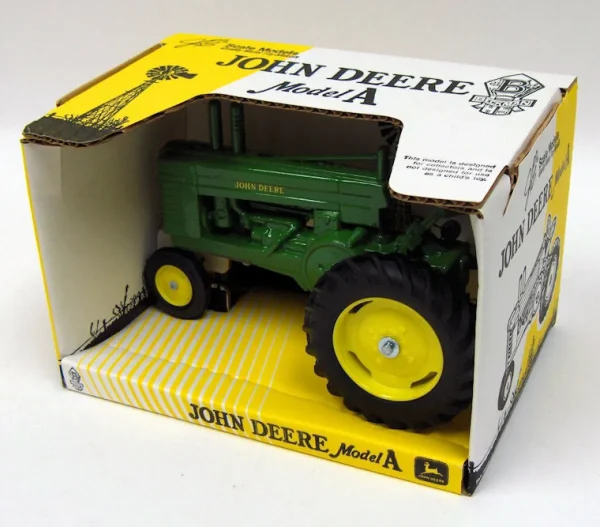 Manufacturer_Scale Models Tractors<1/16 John Deere Styled A Narrow Front, 1989 Beckman High School Limited Edition