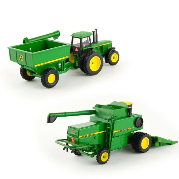 Manufacturer_ERTL Tractors<1/64 John Deere Vintage 7720 Combine Harvesting Set by ERTL