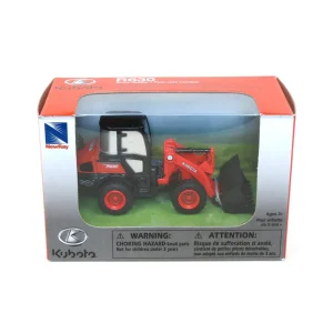 Manufacturer_New Ray Toys Inc. Tractors<Kubota Wheel Loader Pull Back Motion, Diecast Metal AS-33277