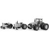 Manufacturer_Other Tractors<1/64 Limited Edition 100 Years Silver and Black John Deere 8400R, 4020, Waterloo Three Piece Set