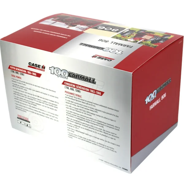 Manufacturer_ERTL Tractors<1/16 Limited Edition Farmall 806, Farmall 100th Anniversary Edition