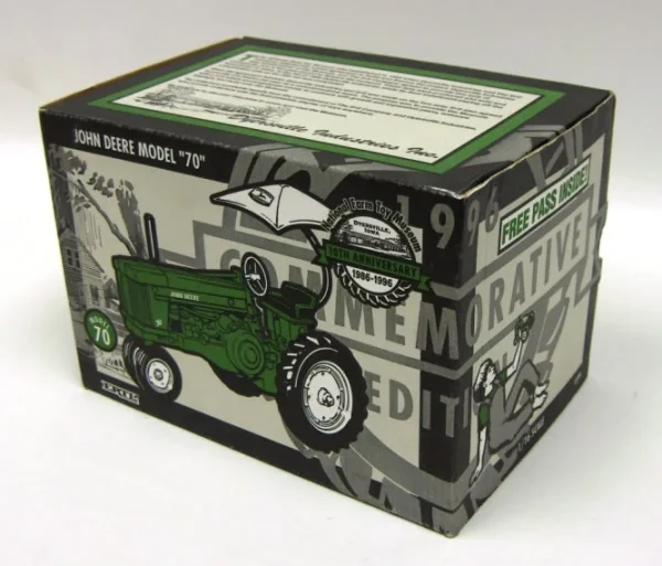 Manufacturer_ERTL Tractors<1/16 Limited Edition John Deere 70 Narrow Front with Umbrella, NFTM 10th Anniversary