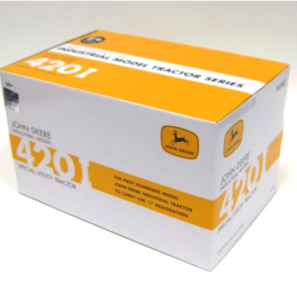 Manufacturer_ERTL Tractors<1/16 Limited Edition John Deere 420 Industrial Yellow, 2011 Two Cylinder Expo XXI