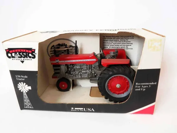 Manufacturer_Scale Models Tractors<1/16 Massey Ferguson 1130 Narrow Front, Made in the USA