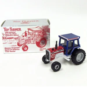 Manufacturer_ERTL Tractors<1/64 Massey Ferguson 1155 Spirit of America with Cab, 2000 National Farm Toy Show