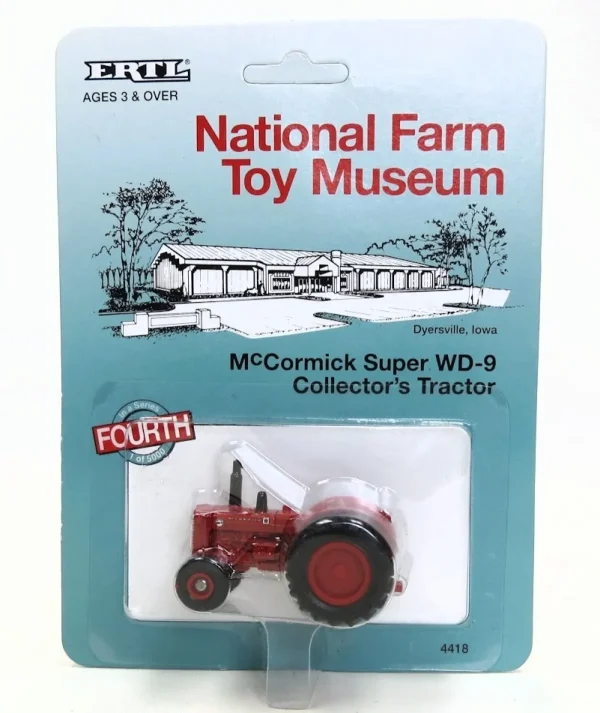 Manufacturer_ERTL Tractors<1/64 McCormick Super WD-9, National Farm Toy Museum, 4th in Series