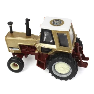 Manufacturer_ERTL Tractors<Metallic Gold Chase Unit ~ 1/64 Allis Chalmers 7050 Maroon Belly 50th Anniversary Tractor by ERTL