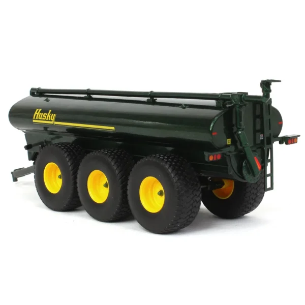 Manufacturer_First Gear, Inc. Implements<1/64 Metallic Green Husky 27500L Tri-axle Slim Line Liquid Manure Spreader by First Gear