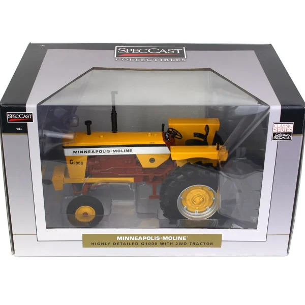 Manufacturer_SpecCast Tractors<1/16 Minneapolis Moline G1000 Brown Belly Wide Front by SpecCast