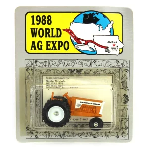 Manufacturer_Scale Models Tractors<1/64 Minneapolis Moline Narrow Front, 1988 World Ag Expo Limited Edition