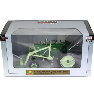 Manufacturer_SpecCast Tractors<1/16 Oliver 770 with New Idea Loader & Firestone Tires, 2022 Summer Farm Toy Show