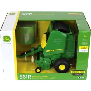 Manufacturer_ERTL Implements<Ottumwa Works Employee Edition ~ 1/16 John Deere 561R Round Baler with Bale, 1 of 500