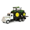 Manufacturer_ERTL Tractors<1/64 Peterbilt 367 Rollback with John Deere 7200R