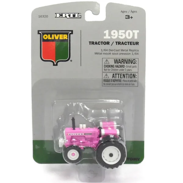 Manufacturer_ERTL Tractors<1/64 Pink Oliver 1950T Tractor by ERTL