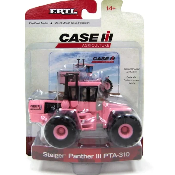 Manufacturer_ERTL Tractors<1/64 Pink Steiger Panther Series III with Duals by ERTL