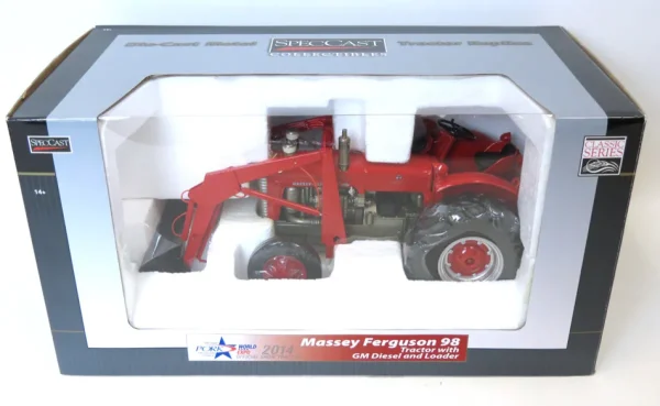 Manufacturer_SpecCast Tractors<1/16 2014 Pork Expo Massey Ferguson 98 with Loader