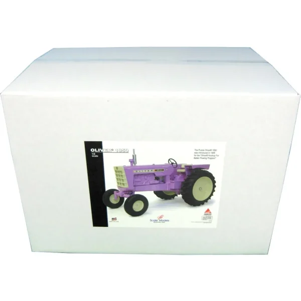 Manufacturer_Scale Models Tractors<1/8 Purple Oliver 1850 Wide Front Tractor