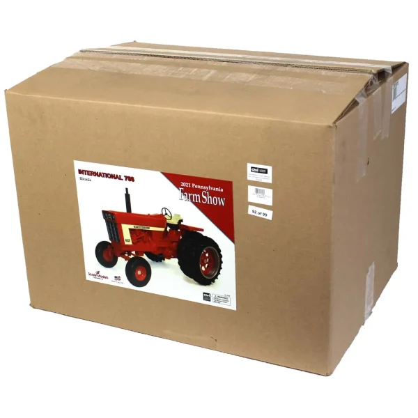 Manufacturer_Scale Models Tractors<1/8 "White Stripe" International Harvester 766 Wide Front with Duals, 2021 PA Farm Show, 1 of 99