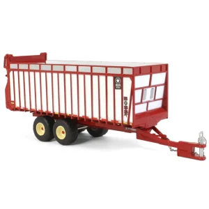 Manufacturer_SpecCast Implements<1/64 Red & White Meyer 8126RT Boss Forage Trailer