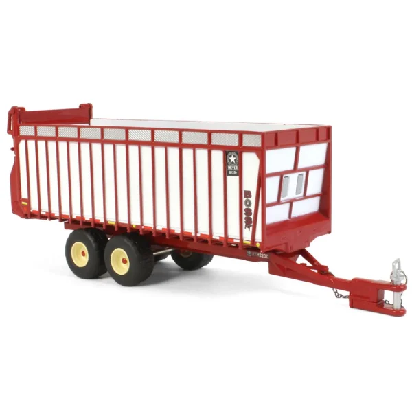 Manufacturer_SpecCast Implements<1/64 Red & White Meyer 8126RT Boss Forage Trailer