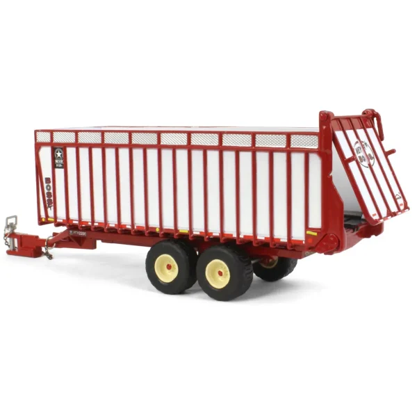 Manufacturer_SpecCast Implements<1/64 Red & White Meyer 8126RT Boss Forage Trailer