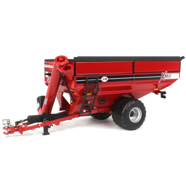 Manufacturer_SpecCast Implements<1/64 Red J&M 1112 X-Tended Reach Grain Cart with Singles
