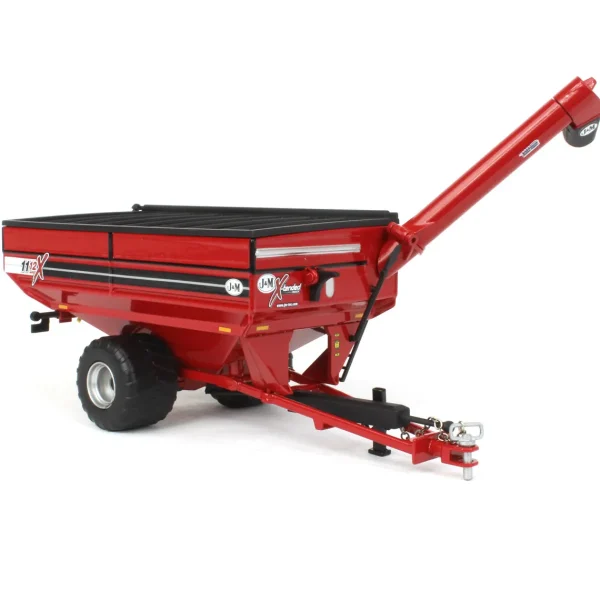 Manufacturer_SpecCast Implements<1/64 Red J&M 1112 X-Tended Reach Grain Cart with Singles