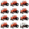 Manufacturer_ERTL Tractors<Sealed Case of 12 ~ 1/64 Allis Chalmers 7080 Maroon Belly Tractor with Rear Duals