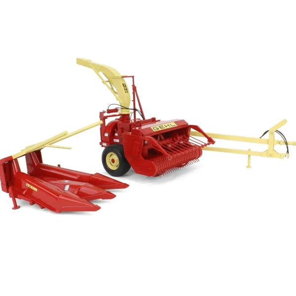 Manufacturer_SpecCast Implements<Set ~ 1/16 GEHL 640 Forage Wagon & GEHL 700 Forage Chopper by SpecCast