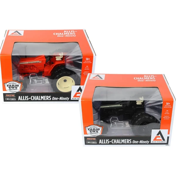 Manufacturer_ERTL Tractors<Set of 2 ~ 1/16 Allis Chalmers One-Ninety with Rear Duals, 2023 National Farm Toy Museum