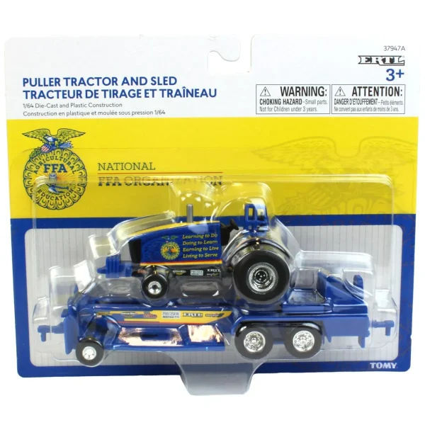 Manufacturer_ERTL Tractors | Pulling Tractors<Set of 2 ~ 1/64 FFA Pulling Tractors & Sleds