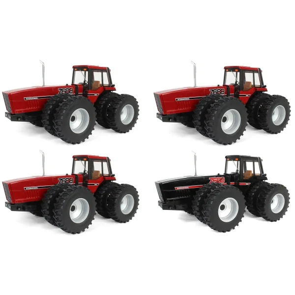 Manufacturer_ERTL Tractors<Set of 4 ~ 1/16 International 7688 Super 70 Series 2+2, 3rd in Outback Toys Exclusive Series