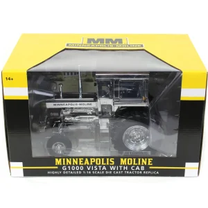 Manufacturer_SpecCast Tractors<Set of 4 Chrome Units ~ 1/16 High Detail Minneapolis Moline G1000 Vista with Cab