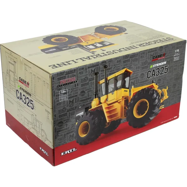 Manufacturer_ERTL Tractors<Set of 2 Steiger 4WD Tractors ~ PTA 325 "Spirit of '76" Stars & Stripes + CA325 Industrial Yellow