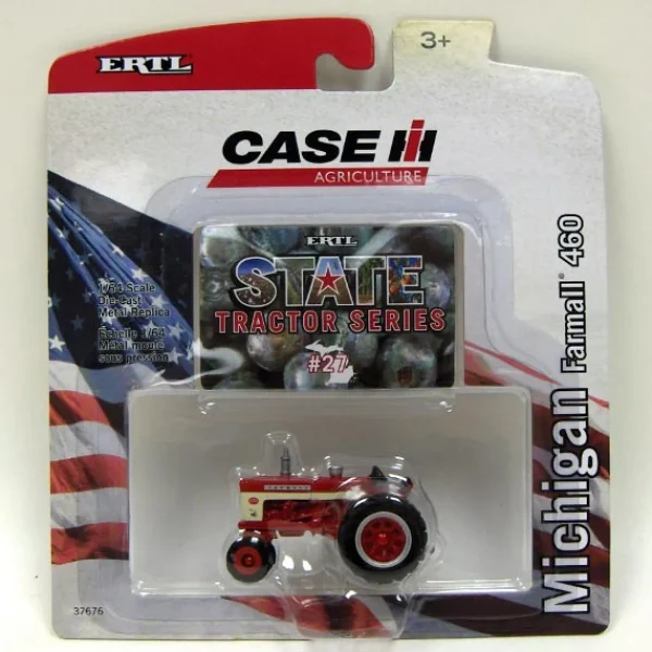 Manufacturer_ERTL Tractors<1/64 State Tractor Series #27 Michigan Farmall 460