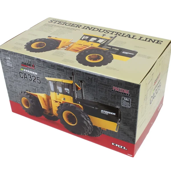 Manufacturer_ERTL Tractors<1/16 Steiger CA325 Industrial Yellow 4WD with Duals, ERTL Prestige Collection